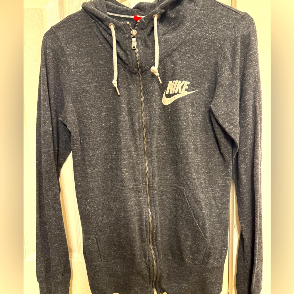 Nike Charcoal Full-Zip Hoodie